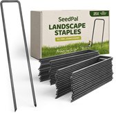 SeedPal Grondankers - Onverzinkt Staal - 25 Stuks - Aardnagels & Haringen - 150x25 mm (Ø 2,7 mm)