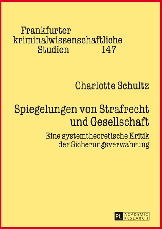 Frankfurter kriminalwissenschaftliche Studien 147 - Spiegelu ... - cover