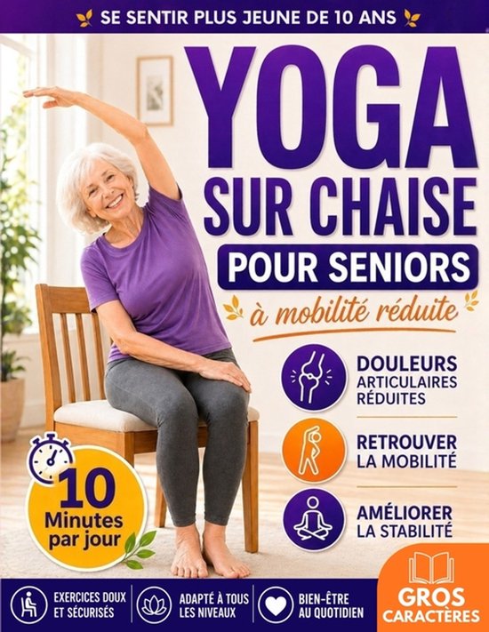 Yoga sur chaise pour seniors à mobilité réduite - cover