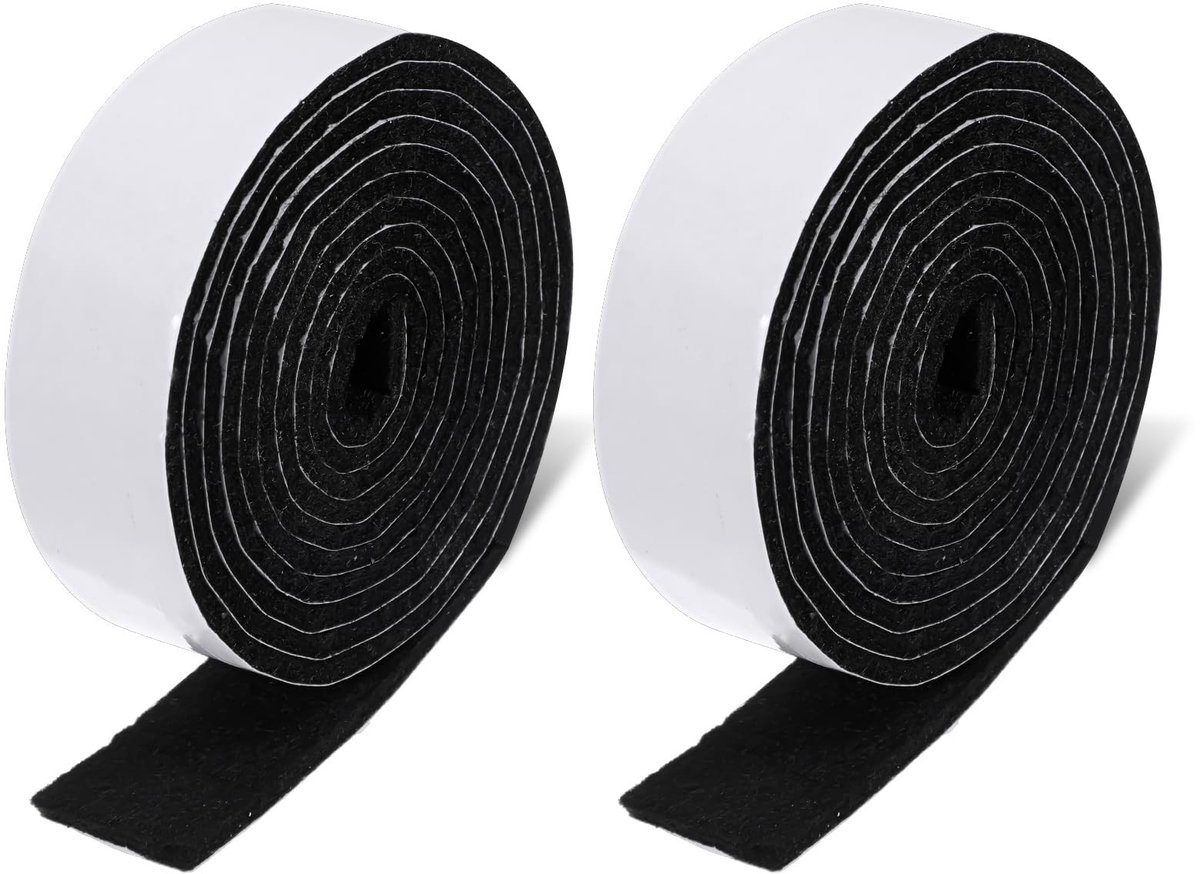 Allecto - Vilt meubelbescherming - Anti-slip - Zelfklevend - Zwart - Meubelvilt - Bescherm