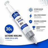 Vivefly Electronics Cool&Paste 30G - Thermische Pasta - CPU Koeler - Koelpasta - Geschikt voor Videokaarten - Hoge Prestaties - Warmteafvoer - Beste Thermische Pasta