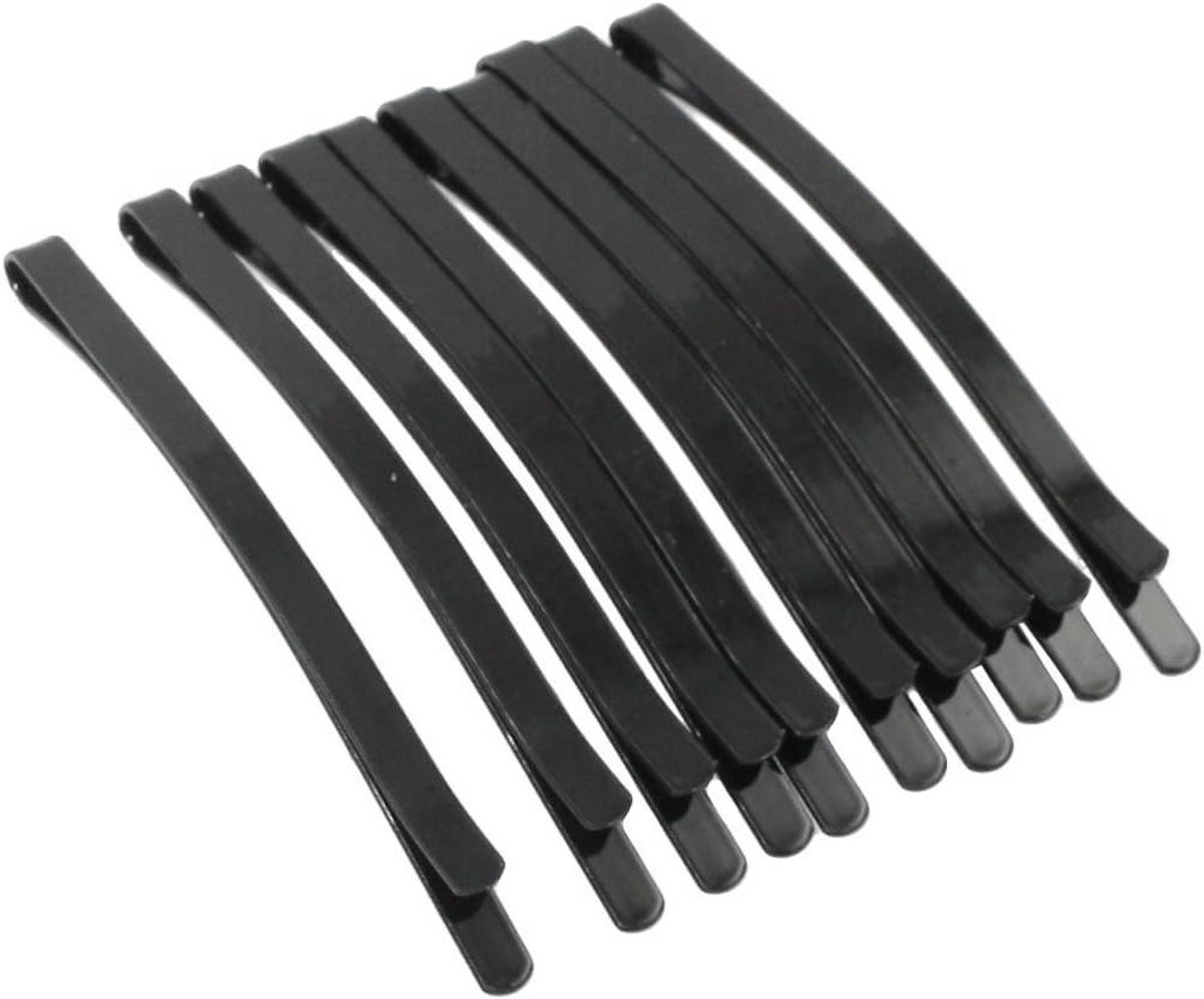 Metalen Haarclips - Haaraccessoires Set - Haar Styling - Duurzaam Metaal - 12 Stuks - Zwart