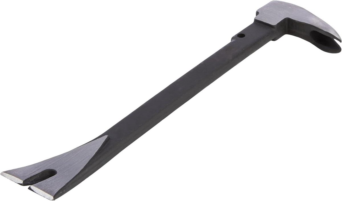 Nail Puller Bars - Pry Bar - Klusjes Uitvoeren - Heavy Duty Staal - 25 cm - Zilverkleurig
