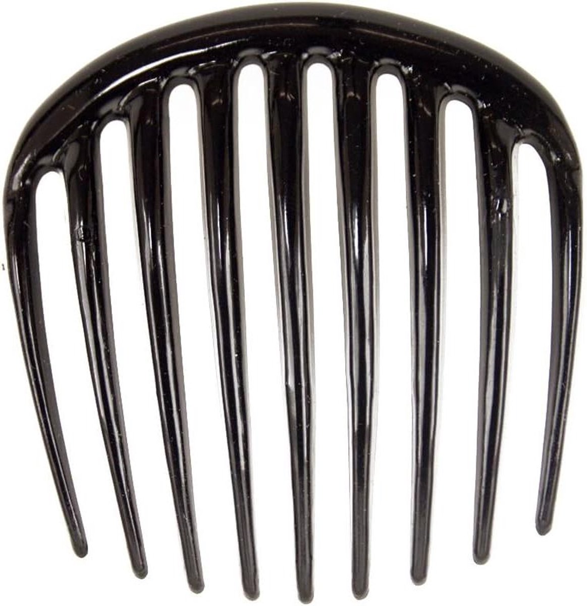 Haarkam Eenvoudig - Kam Haar - Haar Styling - Gemaakt in Duitsland - 7x7 cm - Zwart