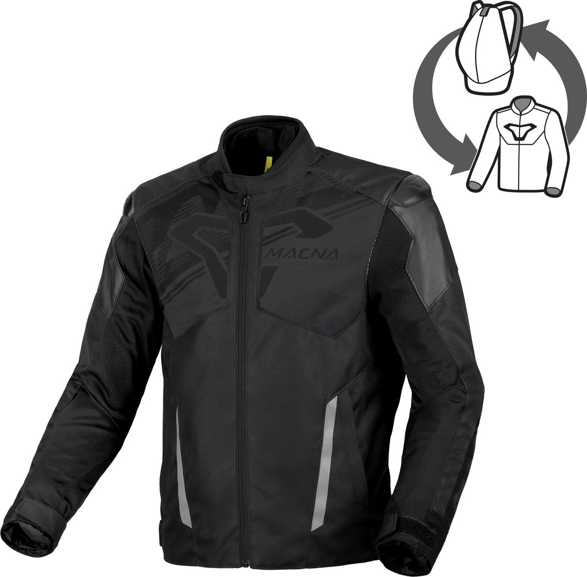 Macna Sevent waterdichte motorfiets textieljas -