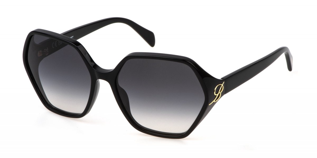 Blumarine SBM861 Nero lucido 62/17/135 WOMAN Zonnebrillen