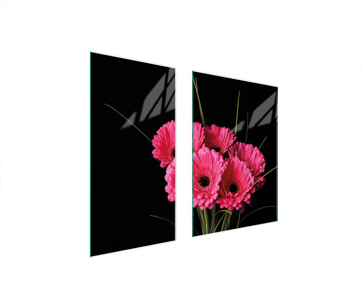 TMK ArtDeko - Snijplank - 75x52 cm - Gerbera - Sierpaneel - Glas