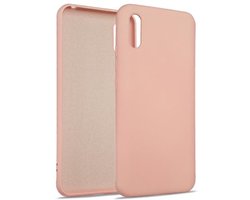 Beline Silicone - Xiaomi Redmi 10C Hoes - Roze - Elegant Design - Duurzaam