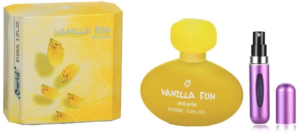 Omerta - Vanilla Fun - Eau de Parfum - 100 ml inclusief hervulbare tasverstuiver (willekeurige kleur)