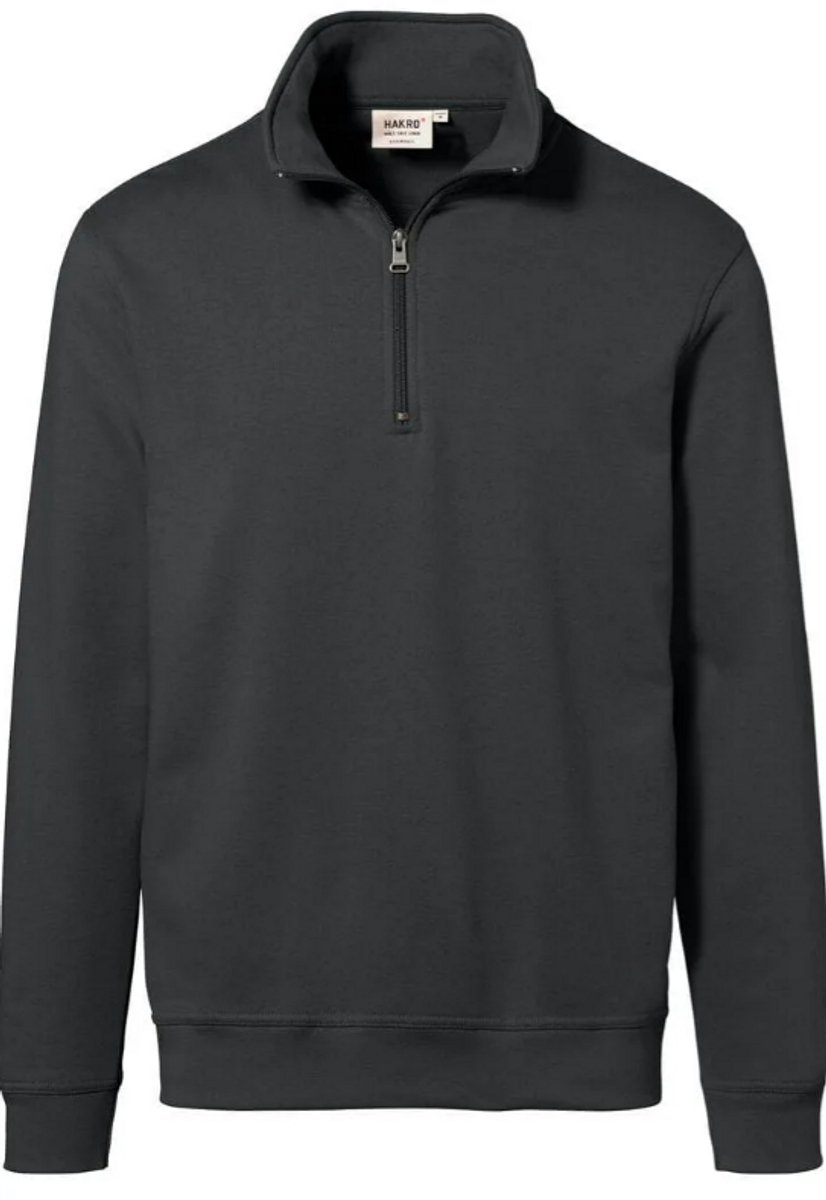Hakro 451 Zip sweatshirt Premium 005 3XL Zwart