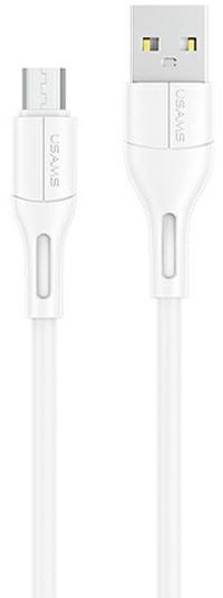 USAMS U68 Serie - microUSB Kabel - Supersnel Opladen - 1m - Stijlvol Wit