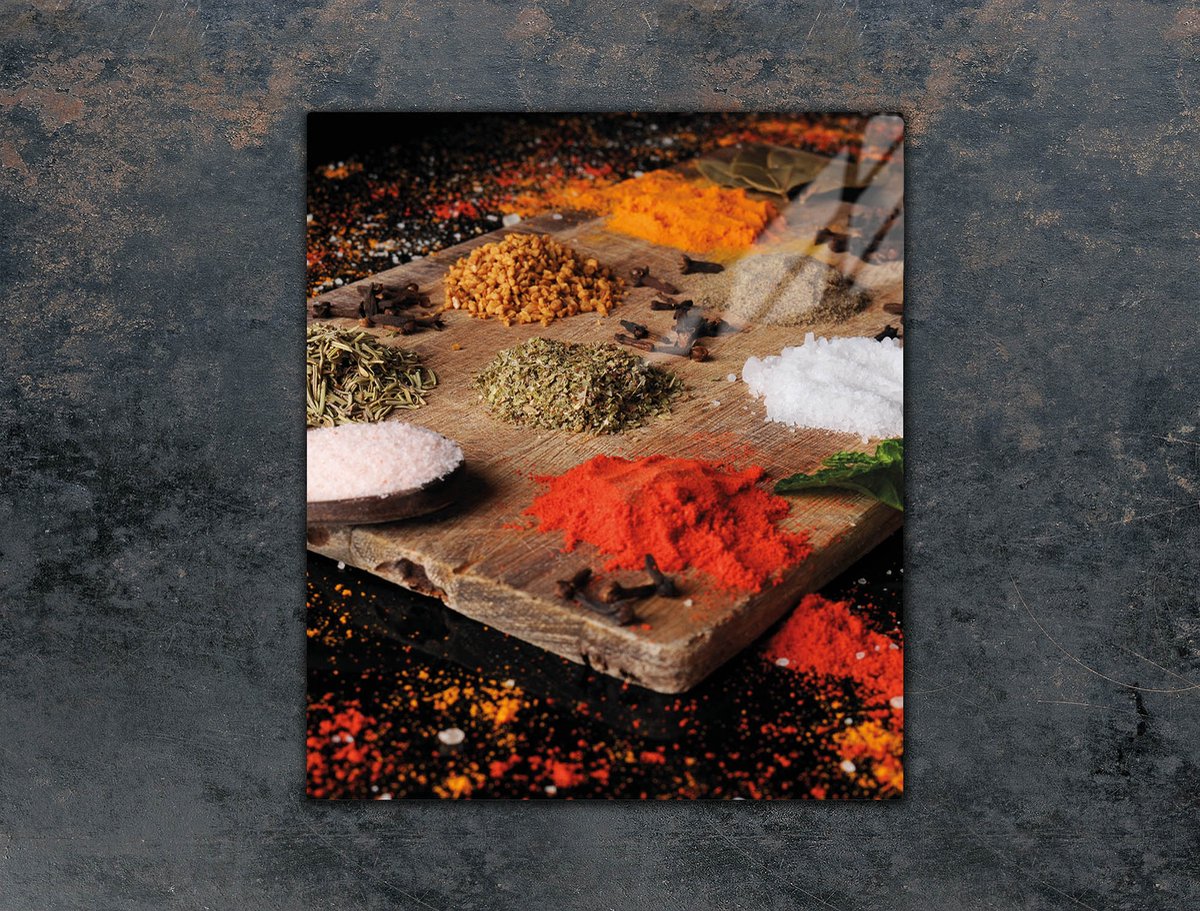 TMK ArtDeko Serie - Snijplank - 45x52 cm - Hartglas - Bescherming