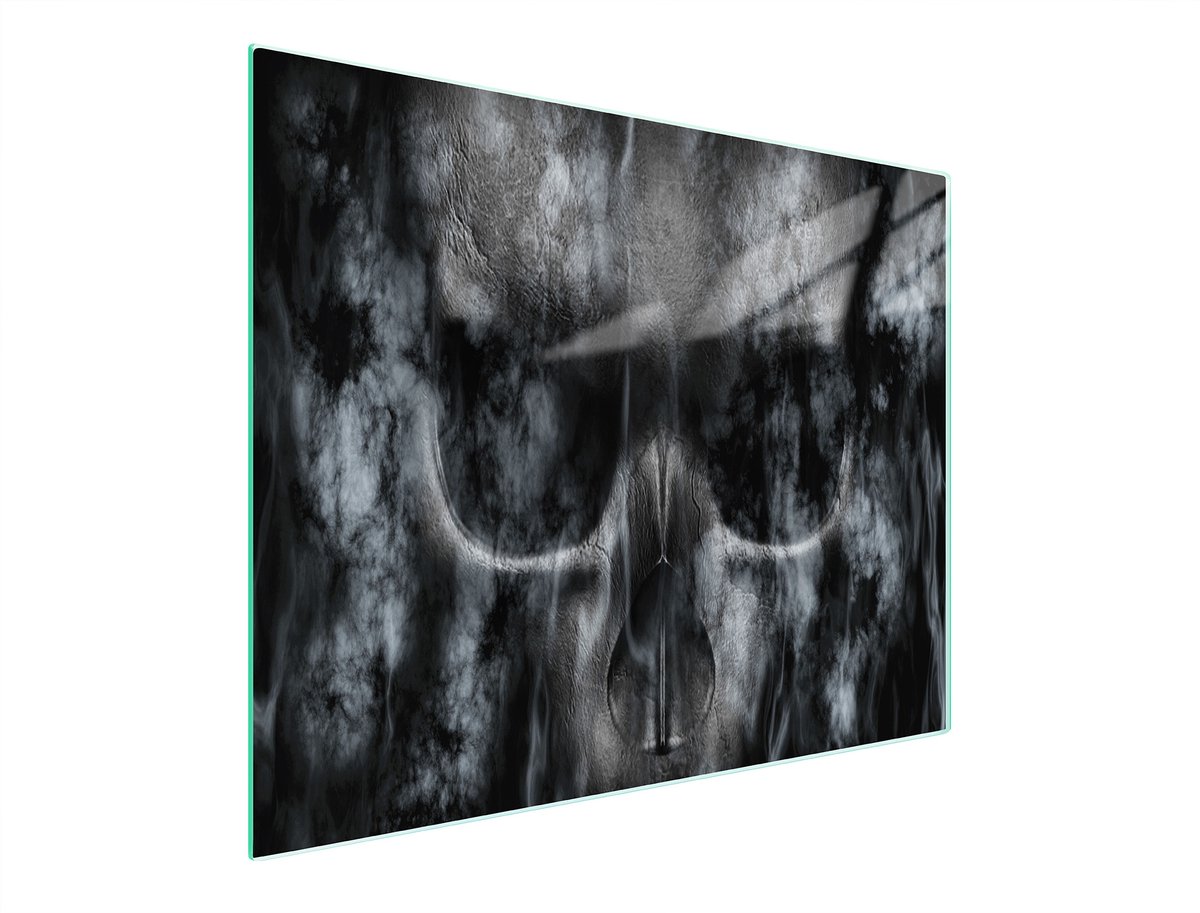 TMK ArtDeko - Snijplank - 52x30 cm - Czaszka - Gehard Glas