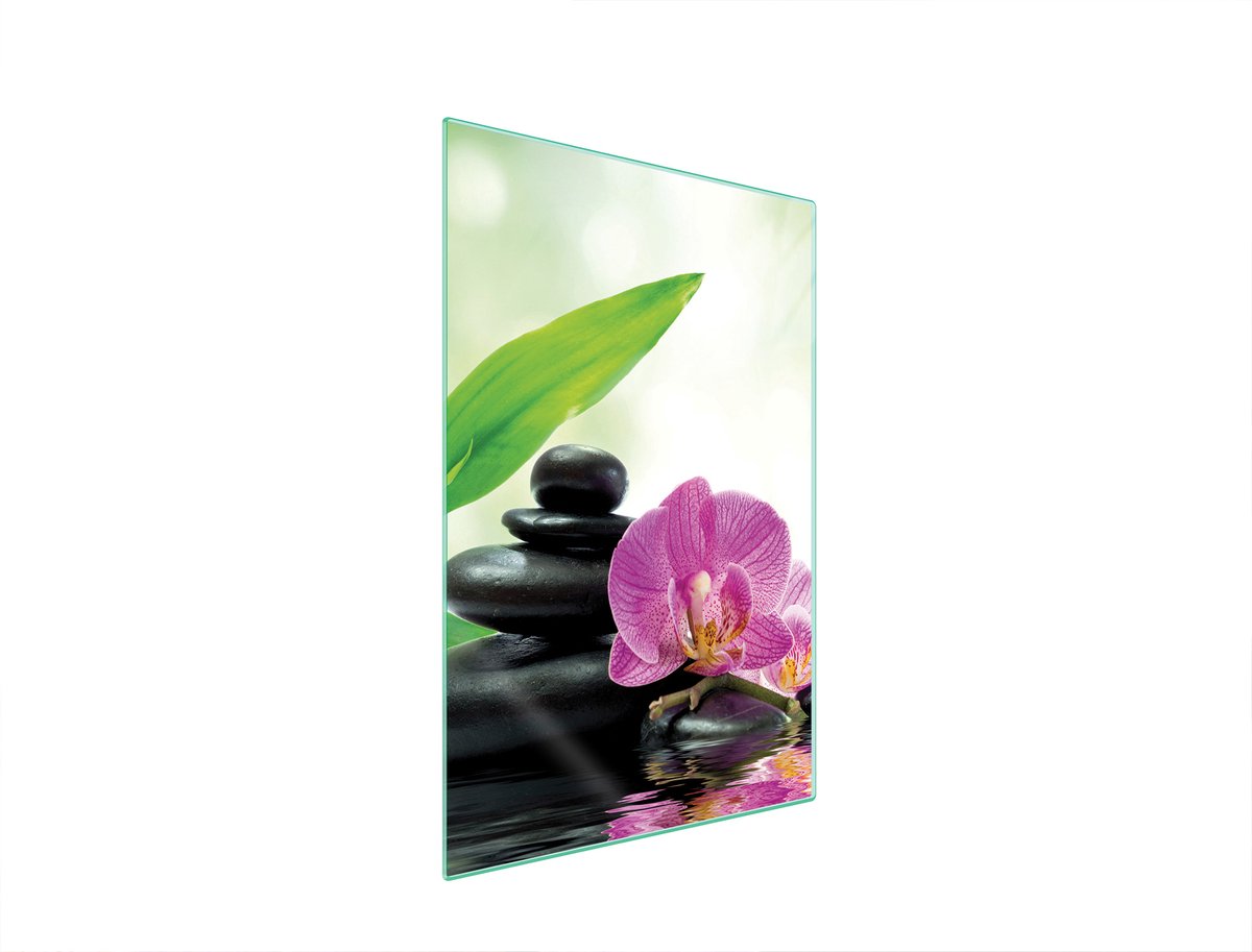 TMK ArtDeko Serie - Snijplank - 35x52 cm - Orchidee - Glas