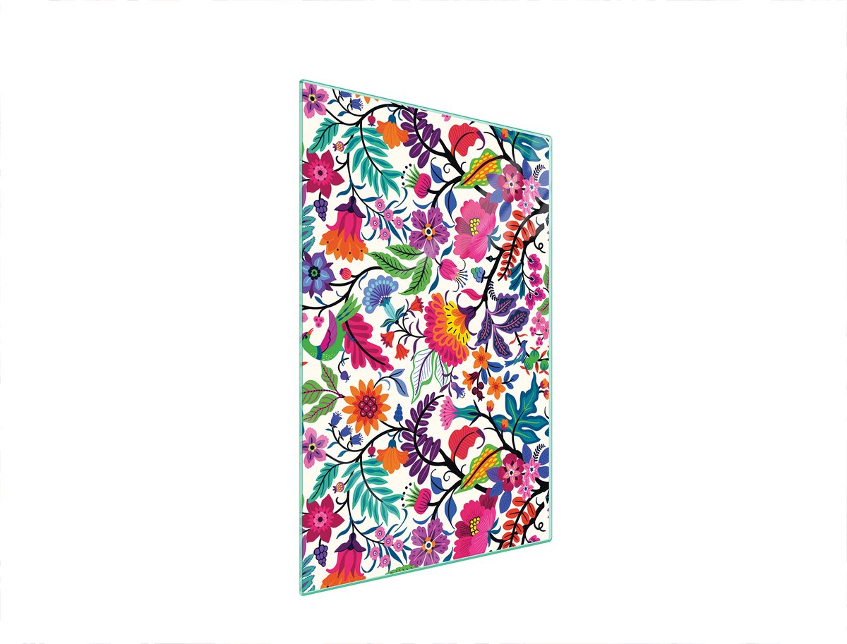 TMK ArtDeko - Snijplank - 35x52 cm - Bloemen - Veilig en Praktisch