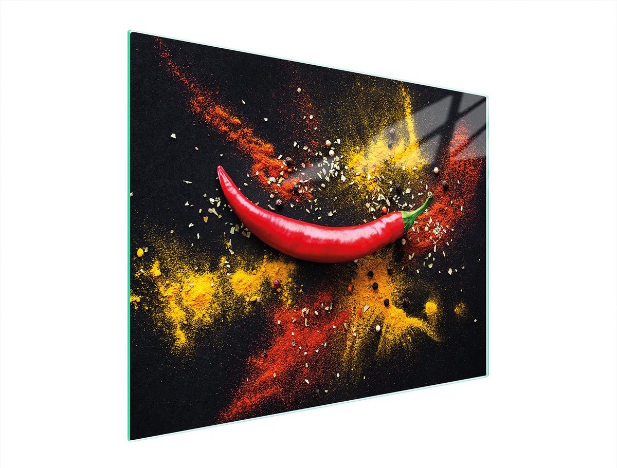 TMK ArtDeko - Glazen Snijplank - 52x40 cm - Gehard Glas - Antislip