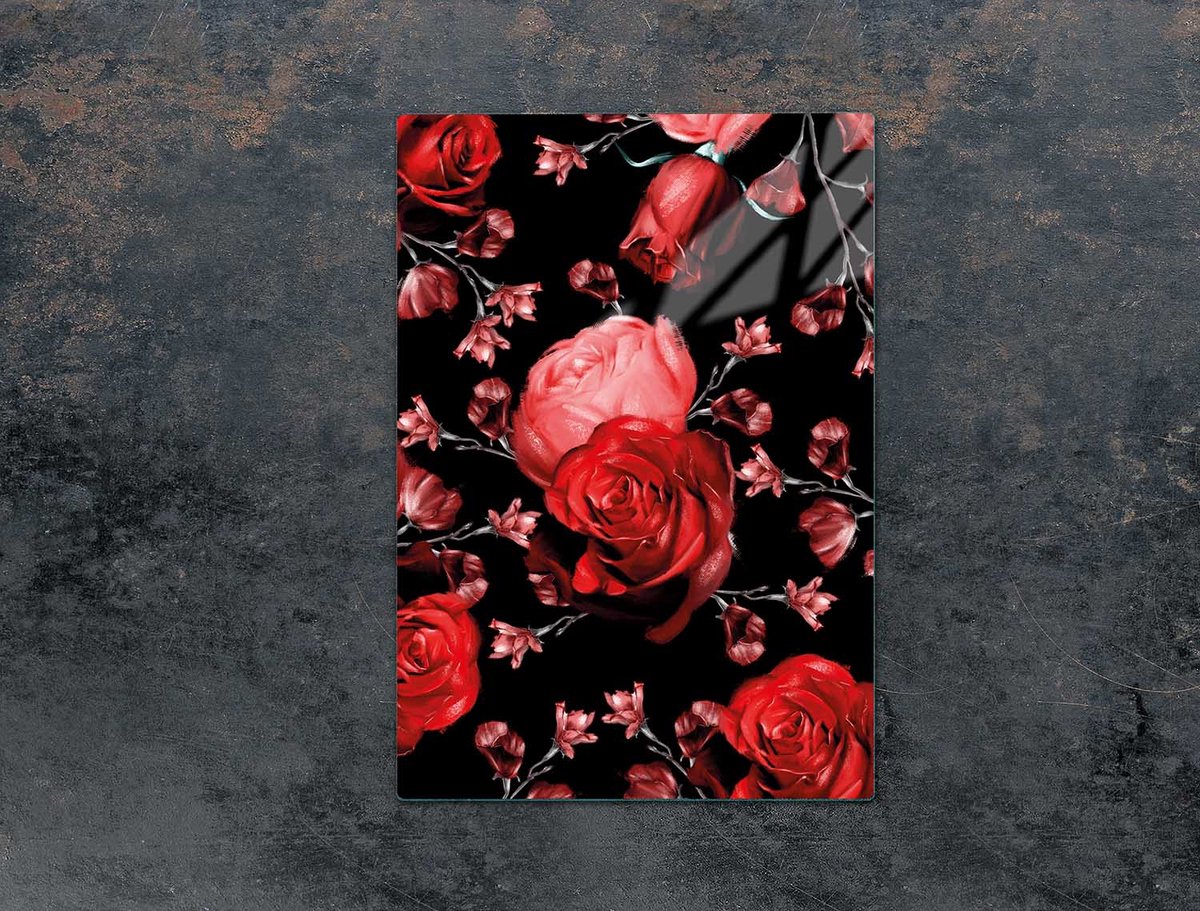 TMK ArtDeko - Snijplanken - Róże - 35x52 cm - Veelzijdig Gebruik