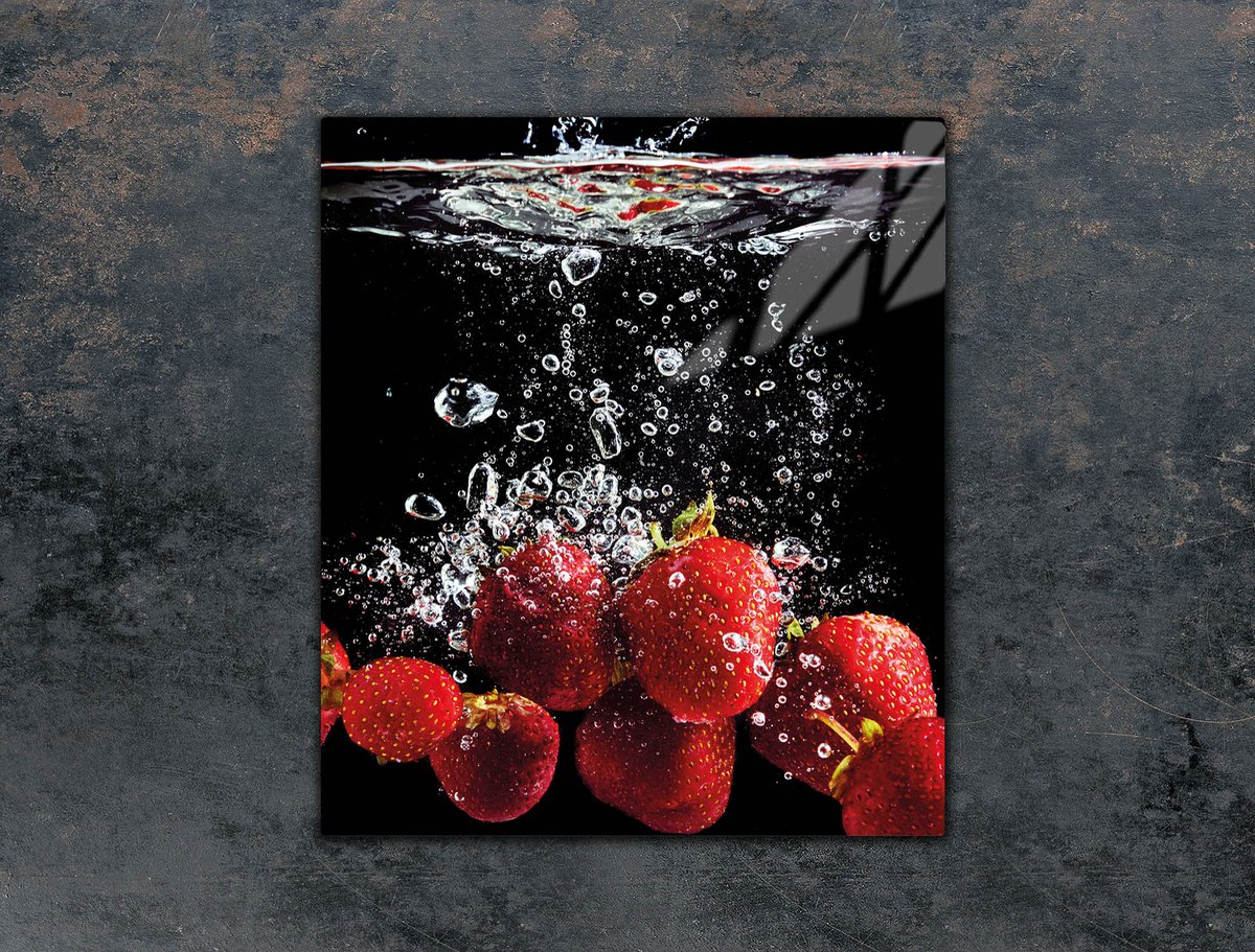 TMK ArtDeko Serie - Snijplank - 45x52 cm - Truskawki