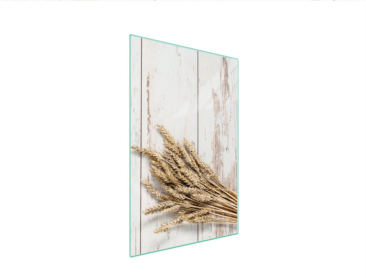 TMK ArtDeko - Snijplank - 35x52 cm - Glas - Houtmotief