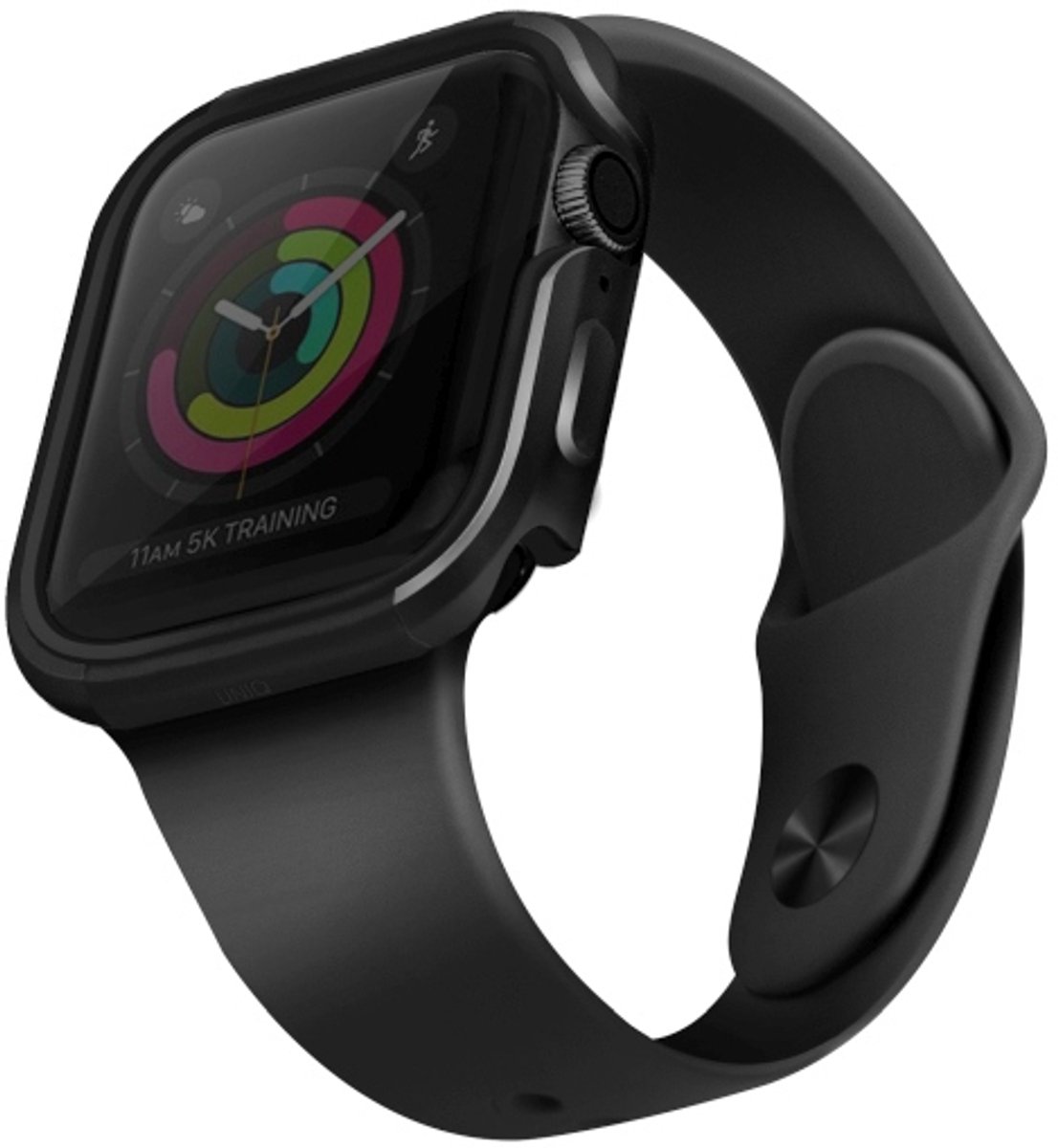 UNIQ - kast - Valencia Apple Watch Serie 4/5/6/SE 44mm. grijs/bronsgrijs