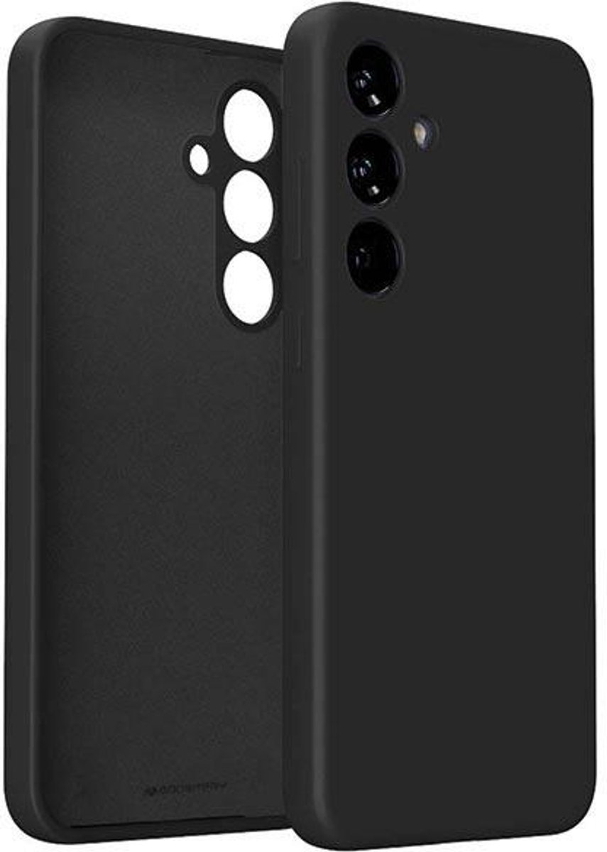 Mercury Silicone - Hoesje voor mobiele telefoon - Samsung S23 - Zwart - Schokabsorberend