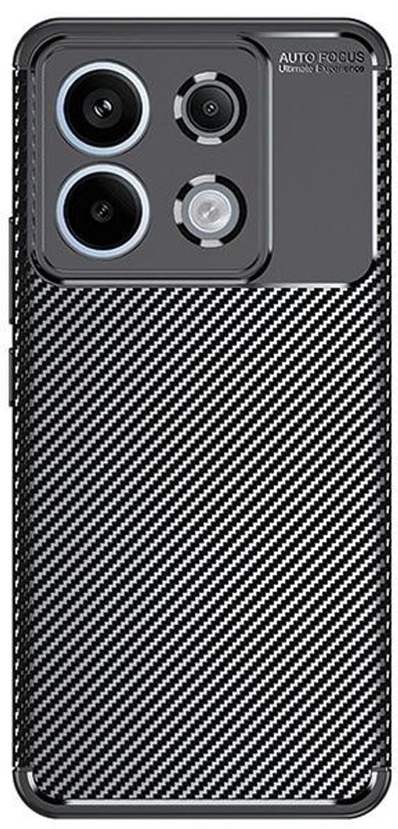 Beline Carbon Armor Xiaomi Redminote 13 Pro 5G Case Zwart/Zwarte Doos
