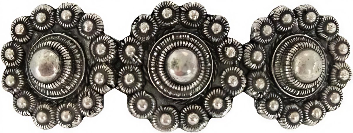Zeeuws Meisje - Haarspeld klein Zeeuwse knopen met speld 6 cm