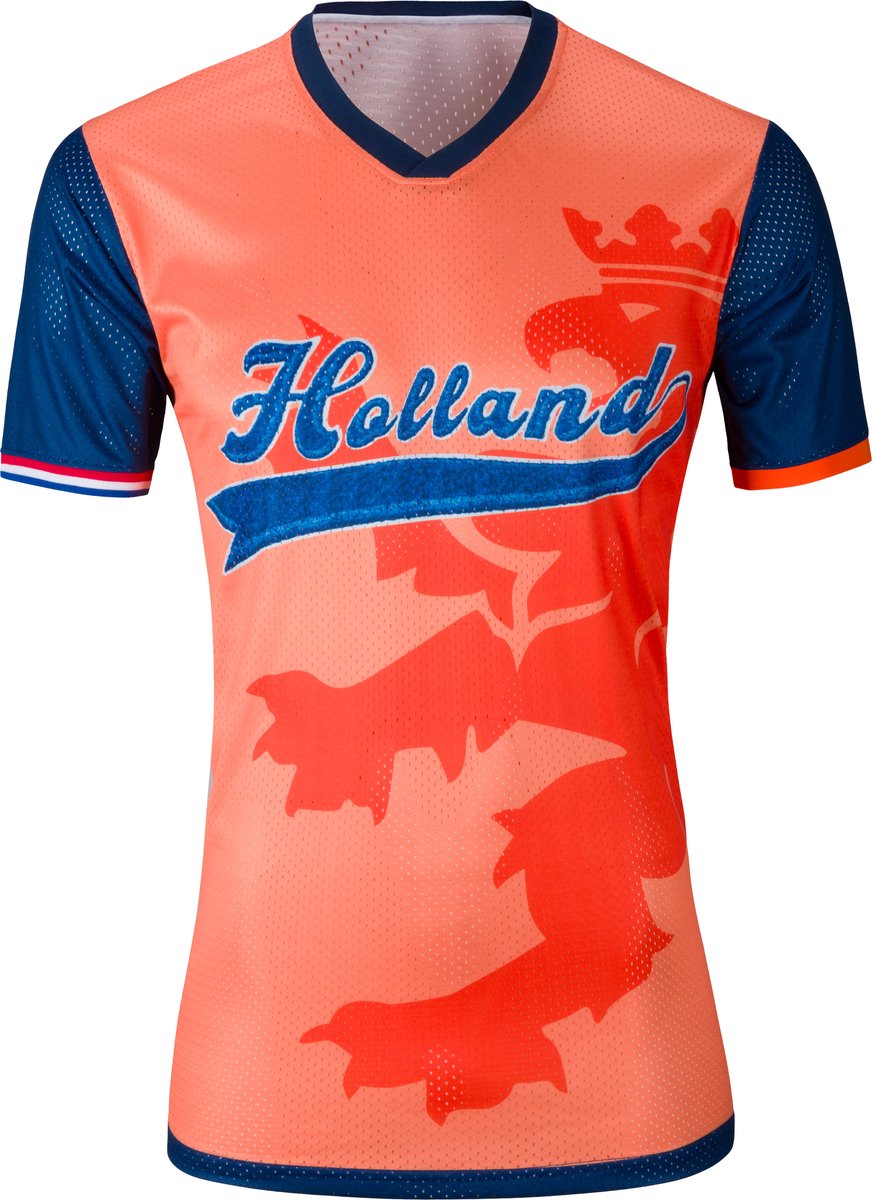 O.Leo - Oranje voetbal shirt Dames WK 2026 - Maat XXL - Ademend & 100% polyester - Sportieve pasvorm - Nederlands elftal shirt