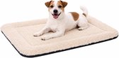 Hondenkussen – Hondenmand – Naya Rechthoekig Beige 70,5x41,5cm – comfortabel – ideaal voor bench – zachte vulling