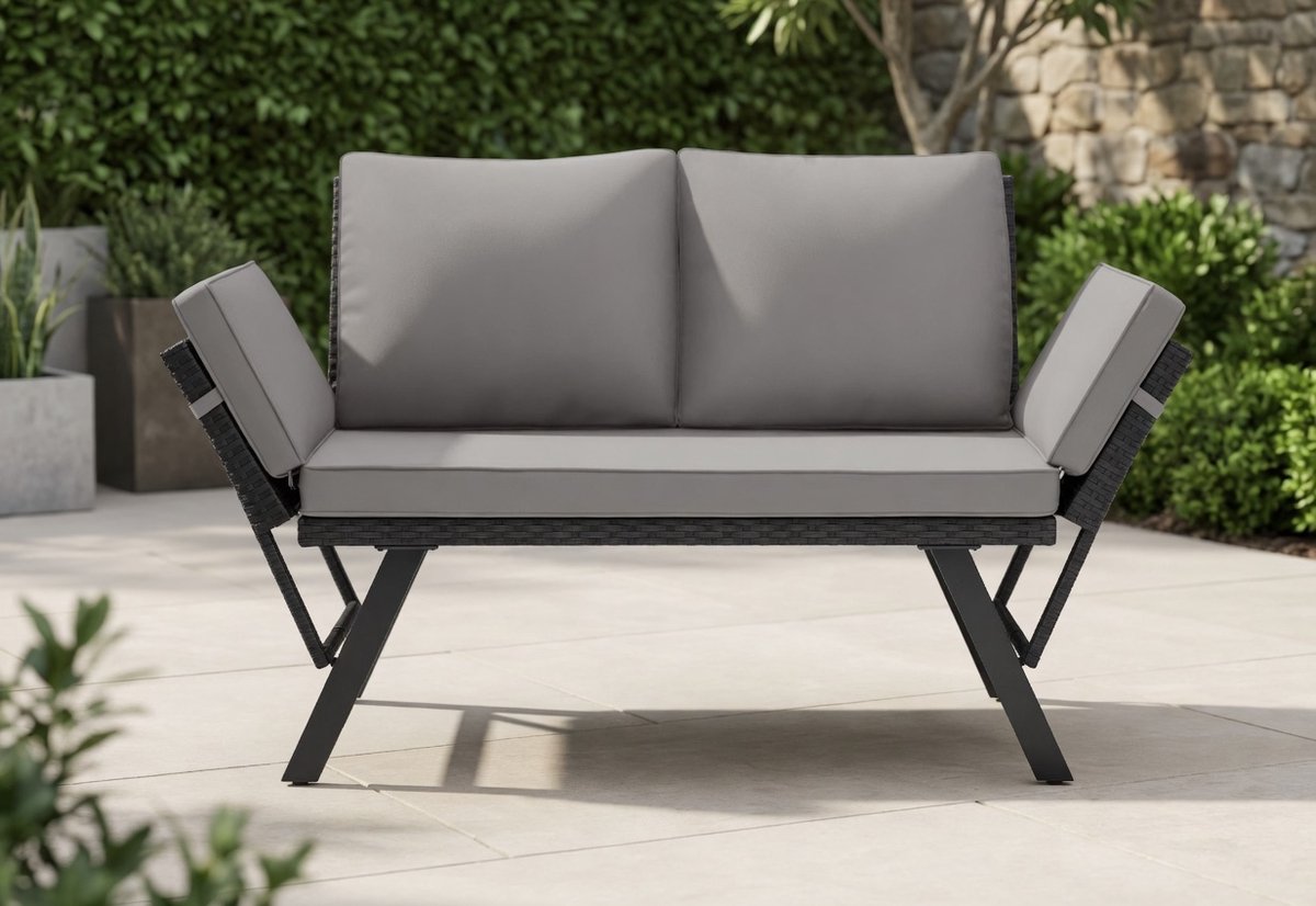 Luxe Bank – Zwart – Industrohome