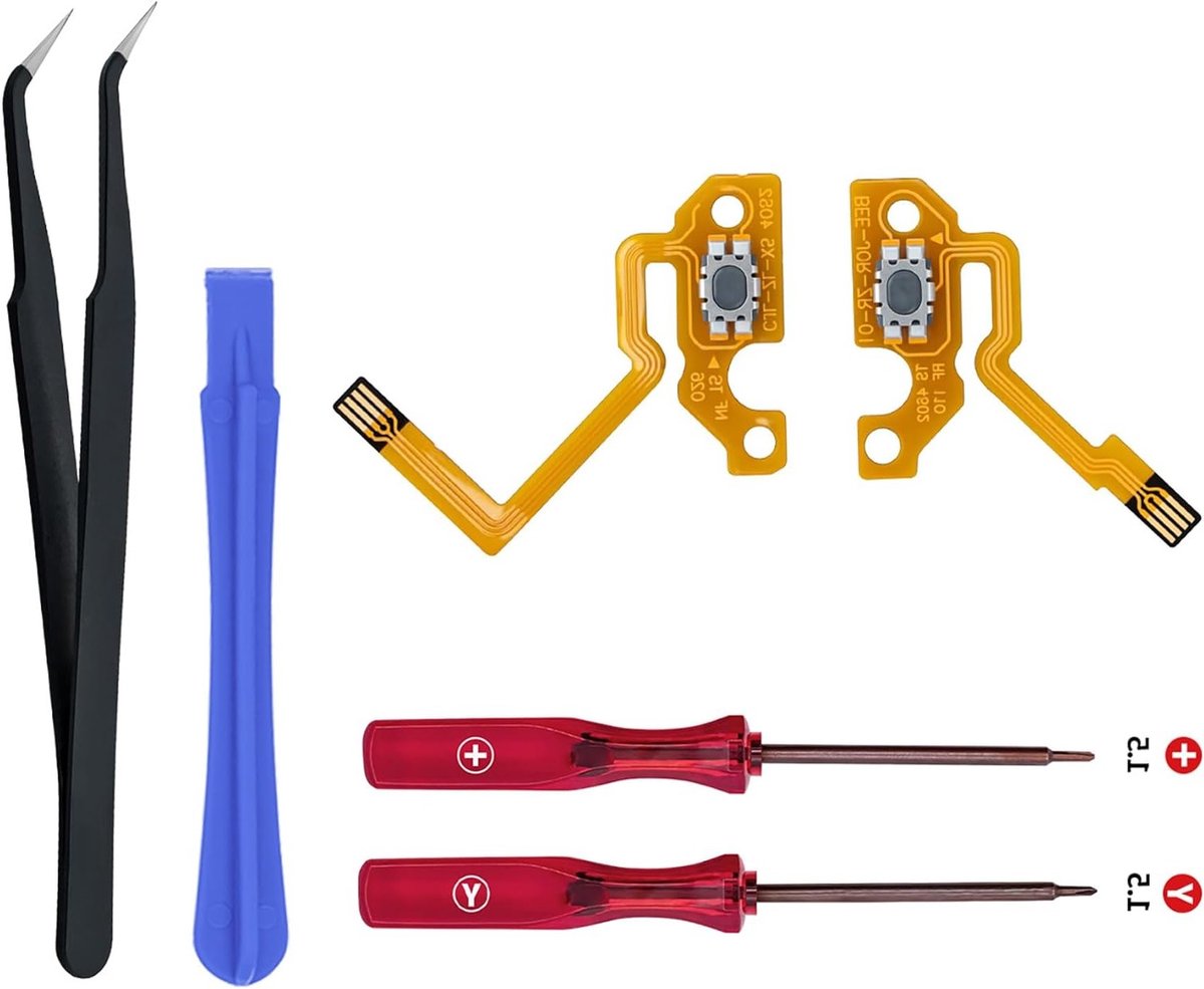 Vervangende Flexkabel en Reparatieset voor Nintendo Switch 2 Joy-Con, Inclusief Button Key Ribbon en Onderdeel voor Reparatie