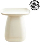 Kick bijzettafel Nima - ivoor OUTDOOR