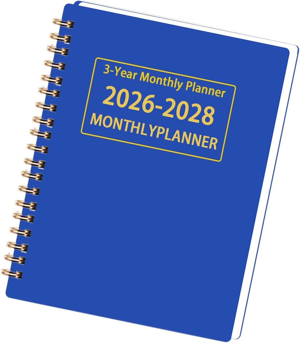 KZQ Maandelijkse Planner 2026-2028, 3 Jaar Kalender van Januari ...