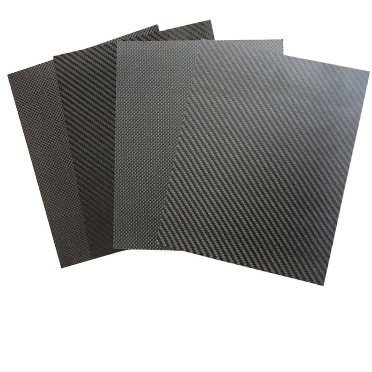 Koolstofvezel Plaat - Composiet Materiaal - Structurele Versterking - Lichtgewicht Sterkte - 245 x 395 mm - Glanzend Zwart