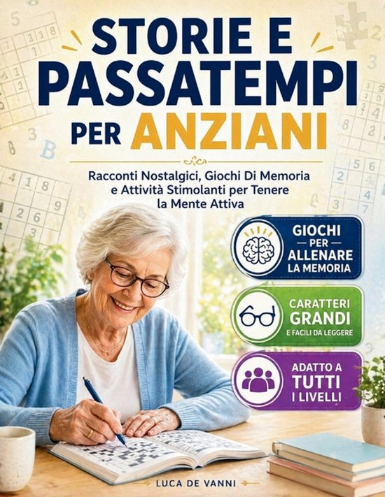 Storie e Passatempi per Anziani - cover