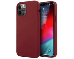 Mini Morris - iPhone 12 Pro Max Siliconen Hoesje - Rood - Hard Case - 6,7 inch