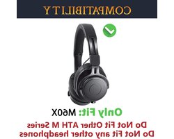 Vervangende oorkussens voor On-Ear Hoofdtelefoons, Zachte Earpads van Kunstleer en Geheugenfoam voor Comfort en Geluidsisolatie
