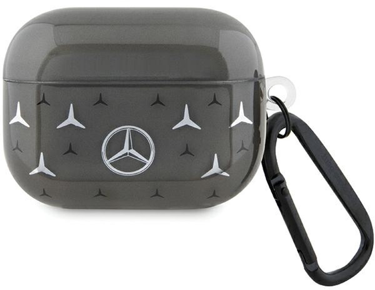 Mercedes MEAP8DPMGS AirPods Pro cover zwart/zwart Large Star Pattern