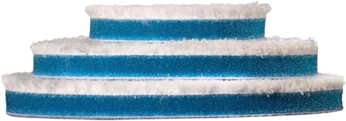 Microvezel Polijstpads - Auto poetsen - Lak herstellen - Verschillende snijsoorten - 160 mm - Meerdere kleuren