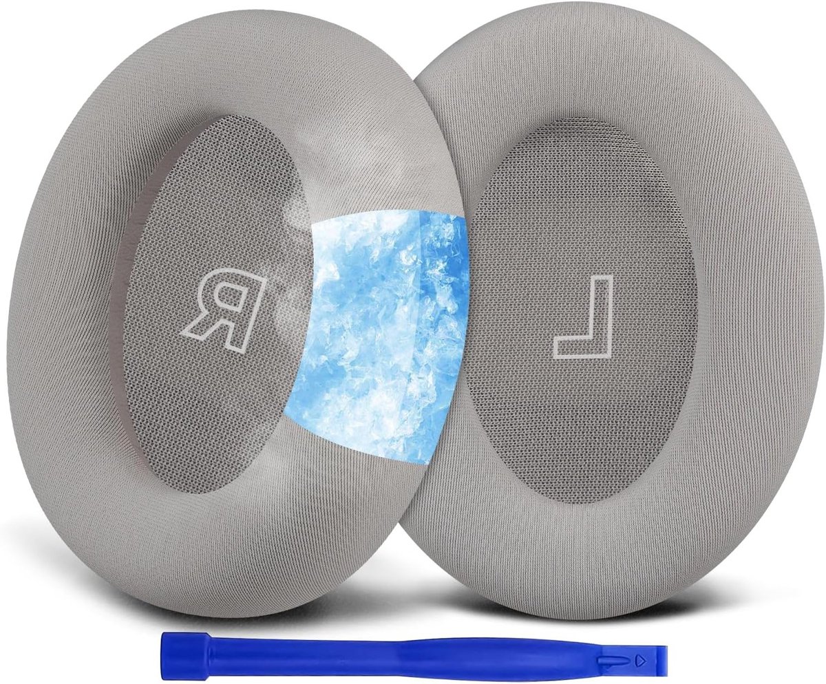 Comfortabele Vervangende Oorkussens voor Draadloze Hoofdtelefoons - Ademend IJszijde en Gel, Geluidsisolatie en Optimale Koeling