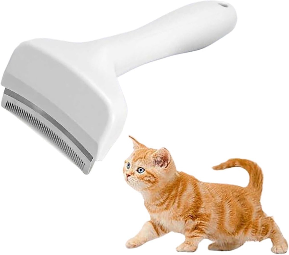 Verzorgingsproducten voor katten en honden - kammen - ontwarrende kammen - airbrushes - borstels voor het verwijderen van losse haren - Groot formaat 15 x 10.5 cm