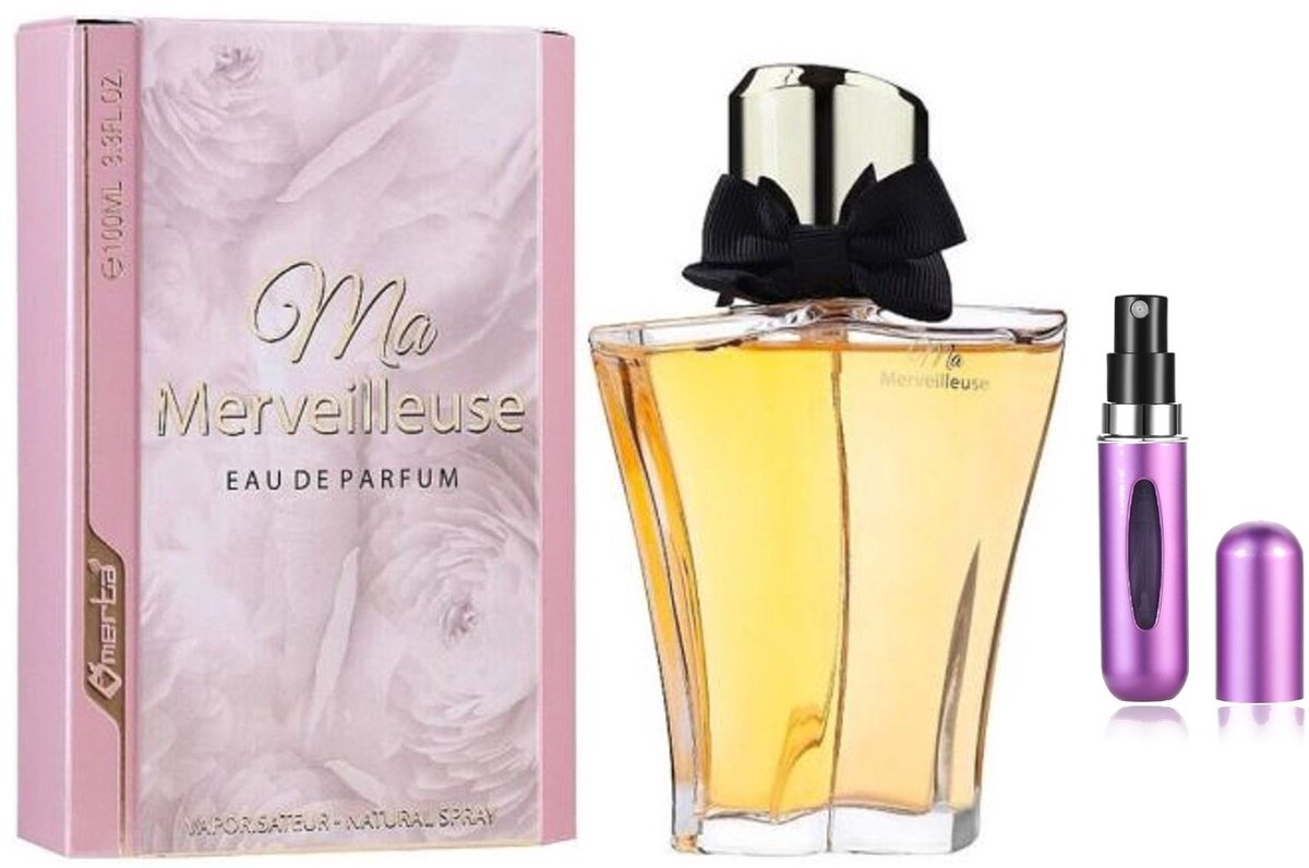 Omerta - Ma Merveilleuse - Eau de Parfum - 100 ml inclusief hervulbare tasverstuiver (willekeurige kleur)
