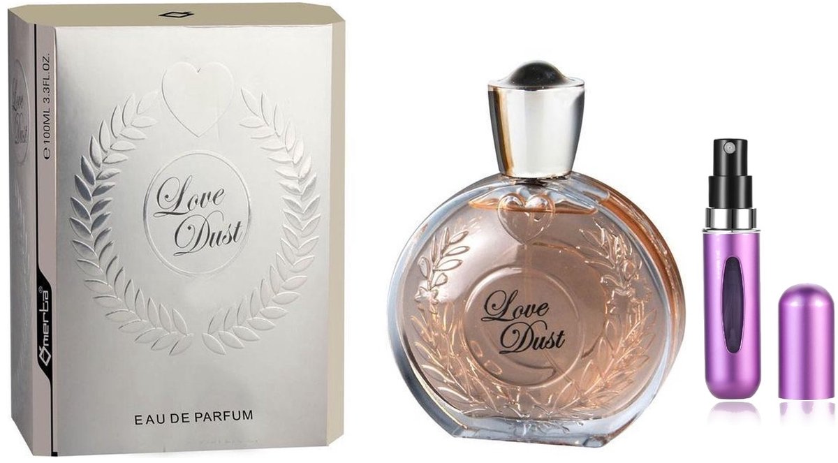 Omerta - Love Dust - Eau de Parfum - 100 ml inclusief hervulbare tasverstuiver (willekeurige kleur)