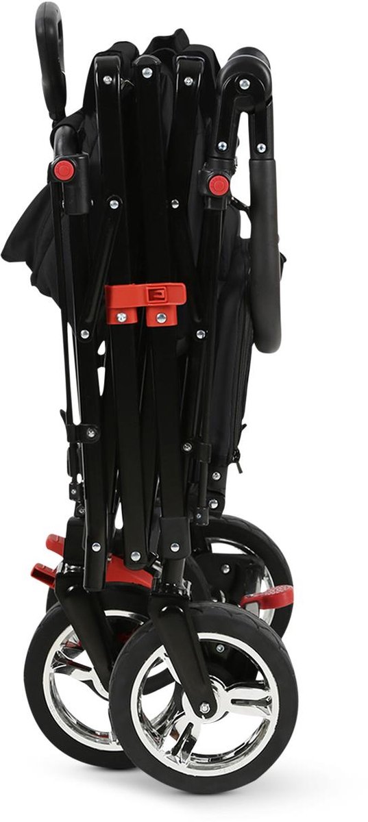 FUXLIFE by FUXTEC handkar FX-CT800 Comfort vouwbaar - Zwart - Transportwagen met zonnekap - Uitbreiding interieur — afbeelding 2