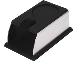Allecto - Coffee Tamper Stand - Koffie Accessoires - Stabiele Coffee Tamper Station - Zwart - Koffie Poeder Stand - Geschikt voor Koffieliefhebbers...