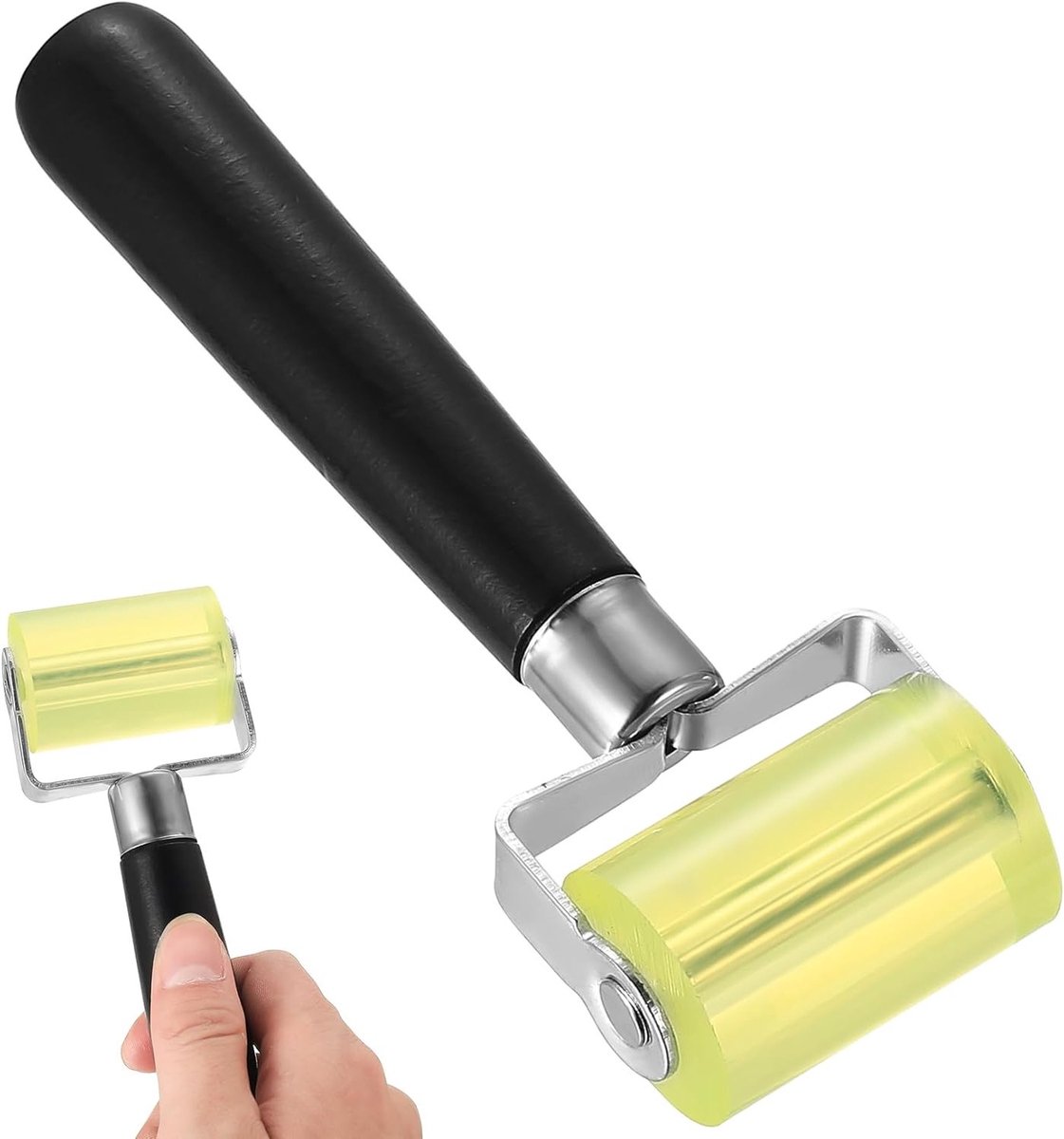 1 Stuk Rubber Drukroller, 48mm Silicone Naadroller, Behangroller en Randroller voor Auto en Lassen, Perfect voor Diverse Toepassingen