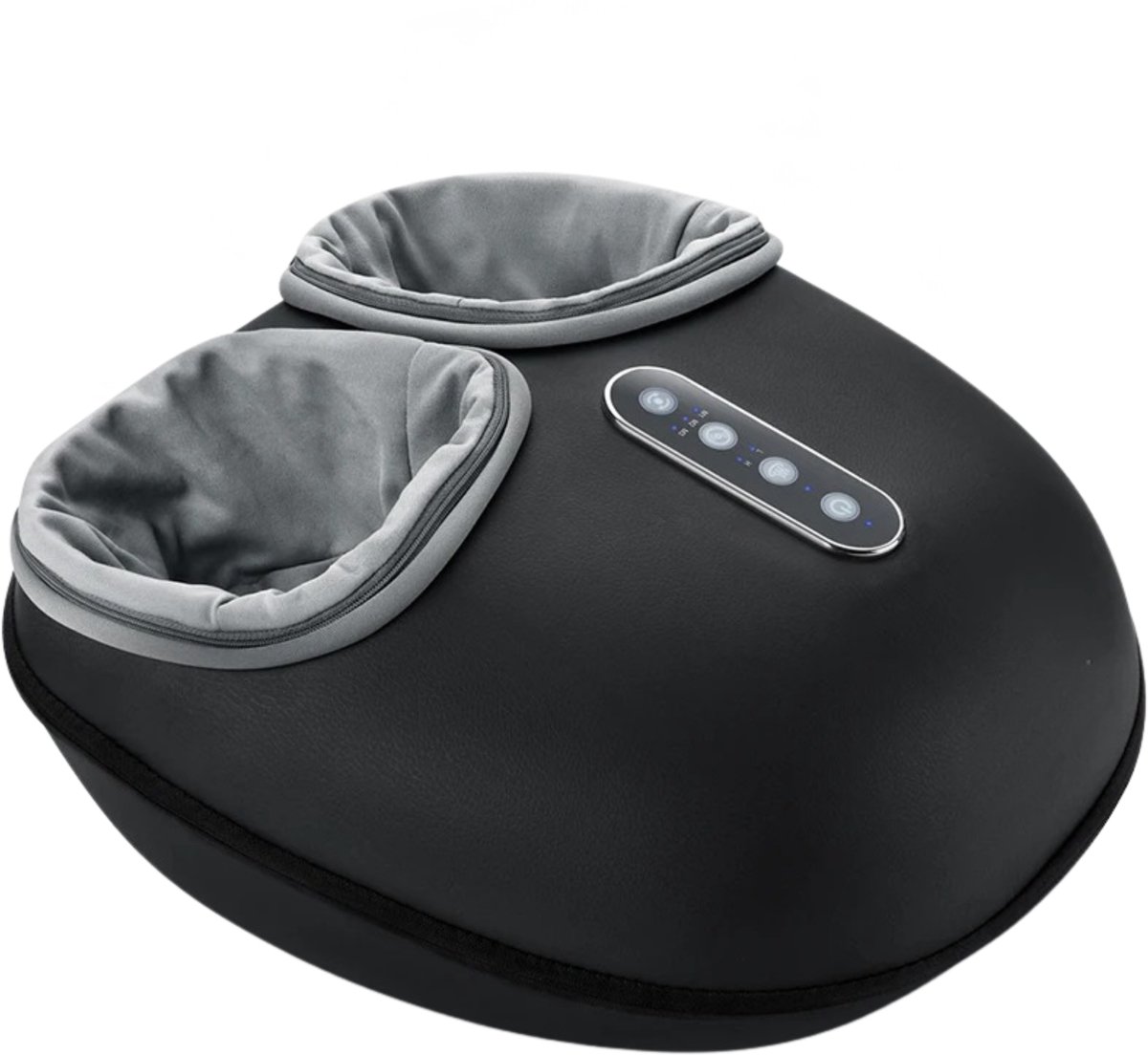 Stervia Voetenmassage Apparaat - 3 Standen - 3 Functies Tegelijk - Brede En Smalle Voeten - Incl Warmtefunctie - Zwart - 35 x 34 x 16.5 cm