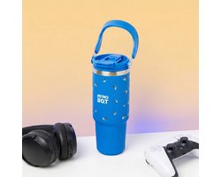 Astro Bot 900ml Geïsoleerde Tumbler met Handvat en Rietje, Smalle Basis voor Autobekerhouder, Officieel Gelicentieerd Drinkgerei - Paladone