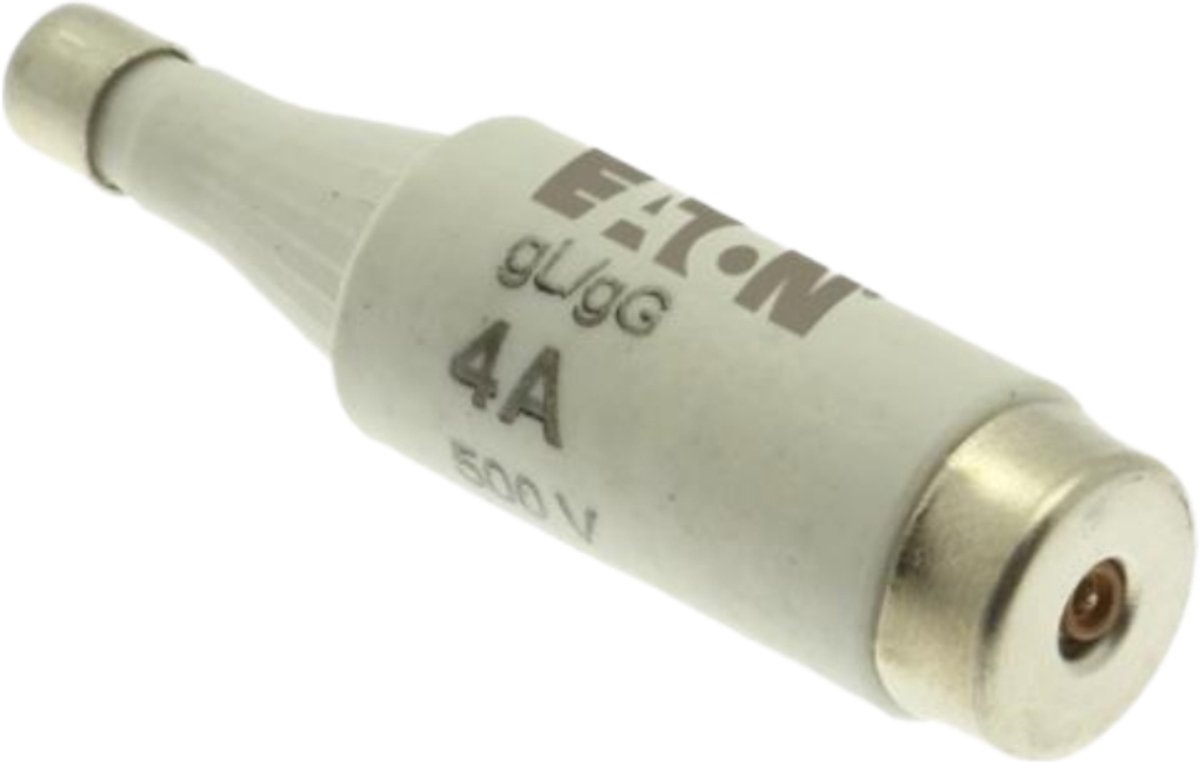 Eaton Zekeringinzetstuk, laagspanning, 4 A, AC 500 V, 50 kA, D1, 13.2 x 6 mm, gL/gG, IEC, traag, 4D16