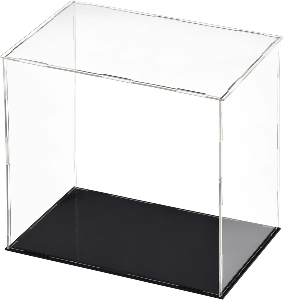 Acryl Vitrine - Display Box - Verzamelingen Tonen - Stofdichte Kubus - 25 x 15 x 25 cm - Zwart